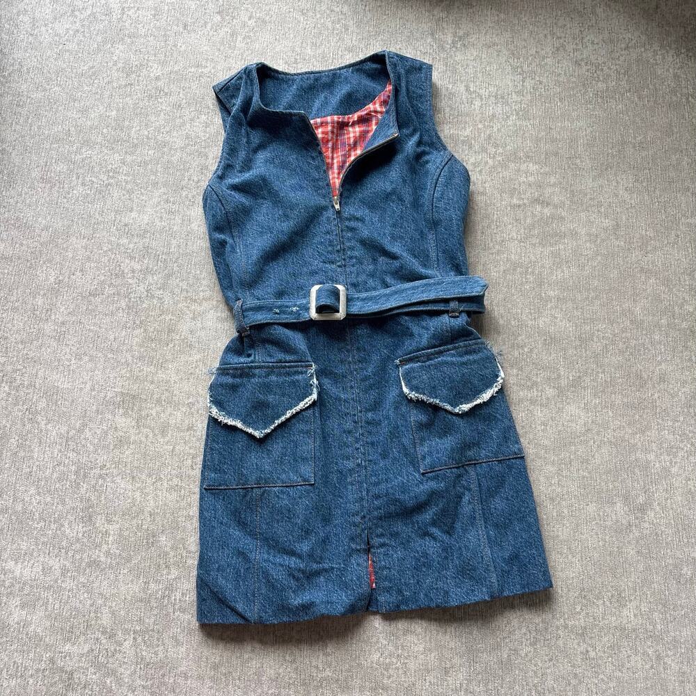 Re/Done Denim Mini Dress